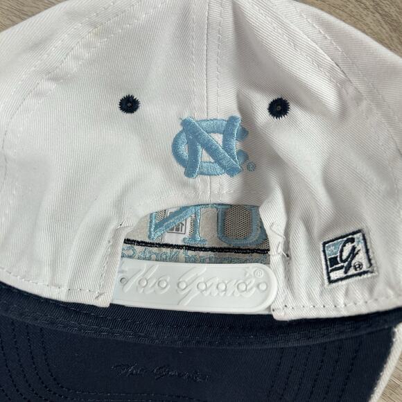 UNC North Carolina Tar‎ Heels Hat Snapback College White The Game Bar Line Cap - Picture 2 of 8
